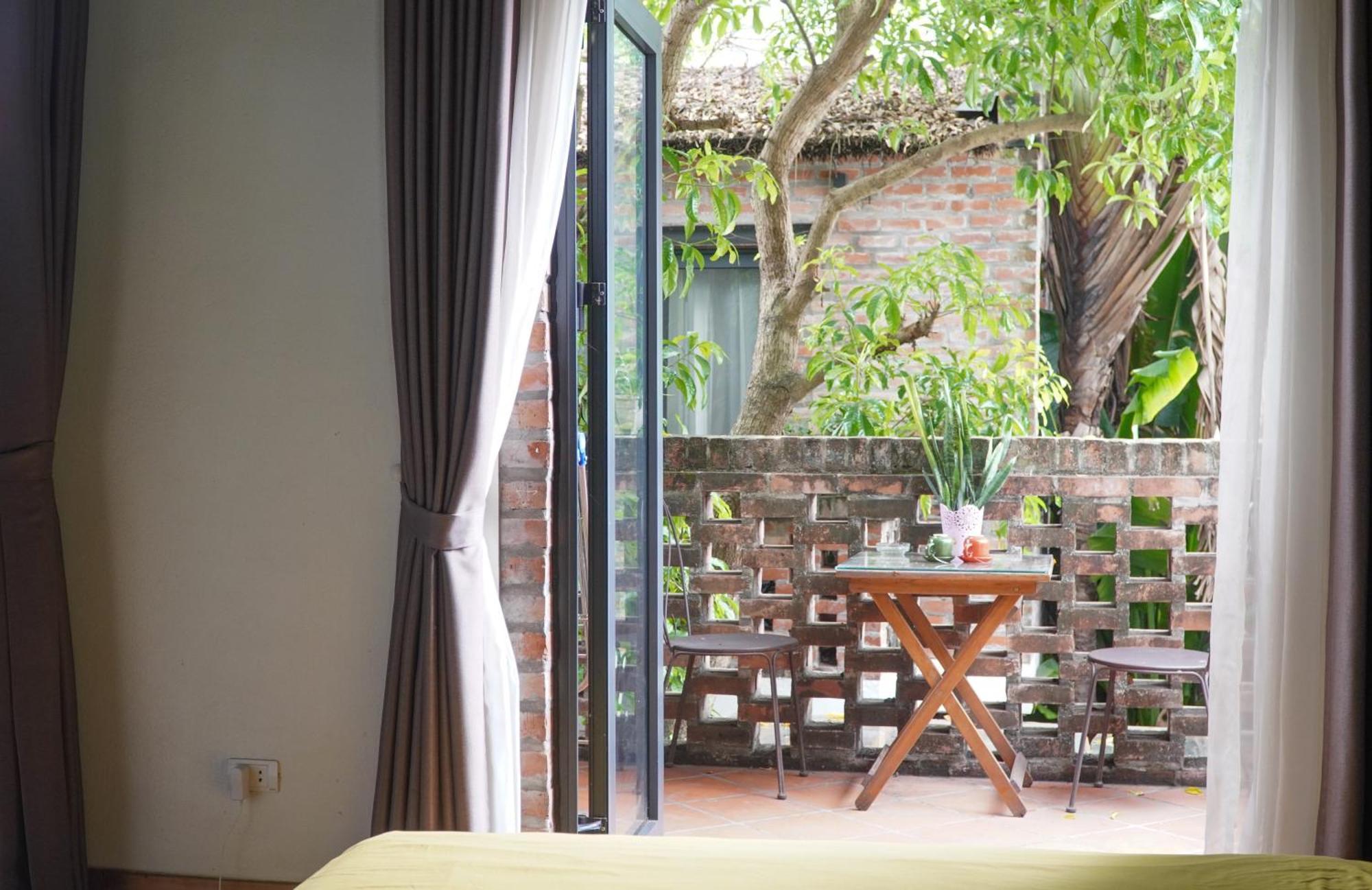 Bungalow Thu Gian Va Vuon Cay Xanh Hanoi Eksteriør bilde